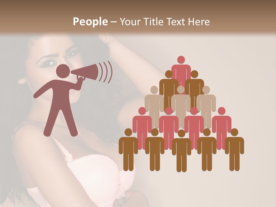 Attractive Beauty Sensuality PowerPoint Template