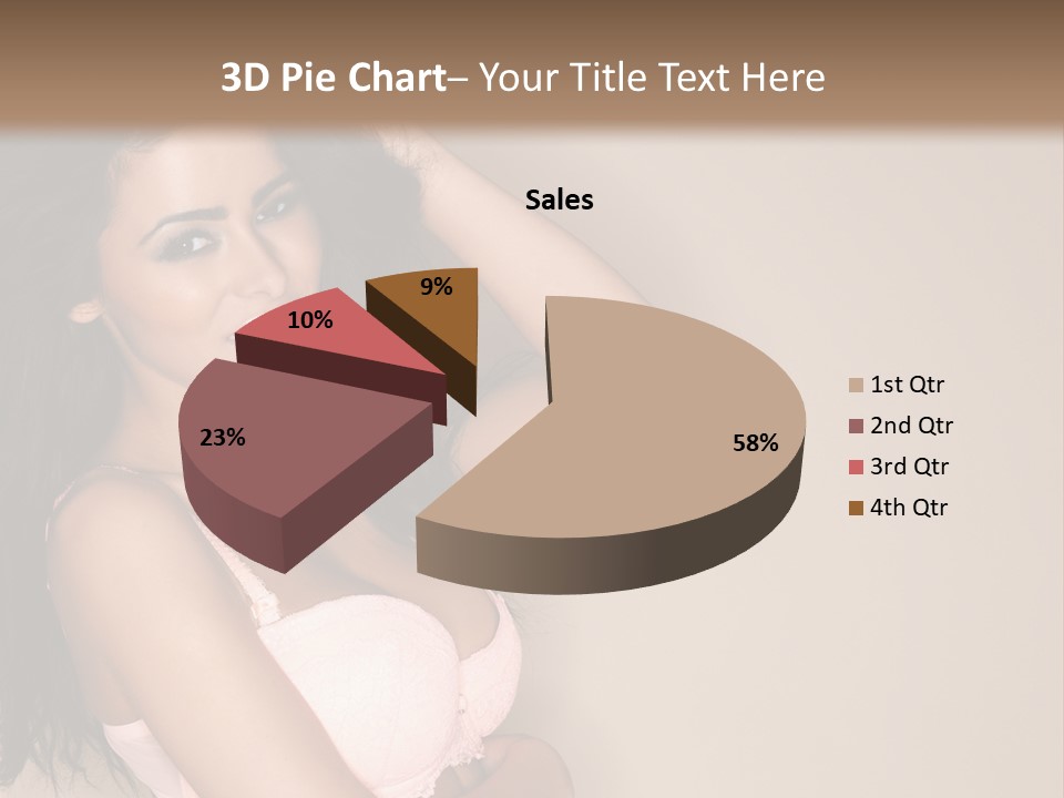 Attractive Beauty Sensuality PowerPoint Template