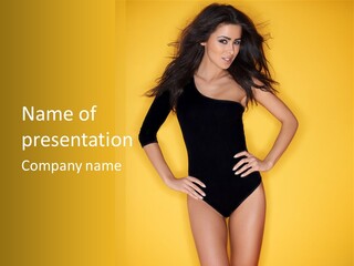 Femininity Woman Background PowerPoint Template