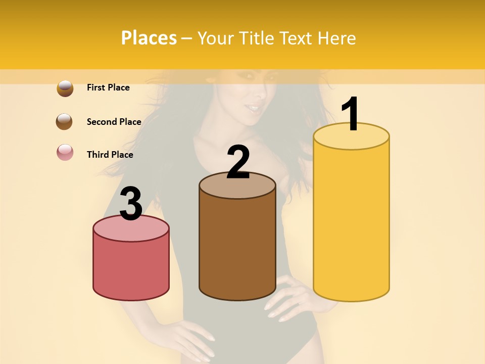 Femininity Woman Background PowerPoint Template