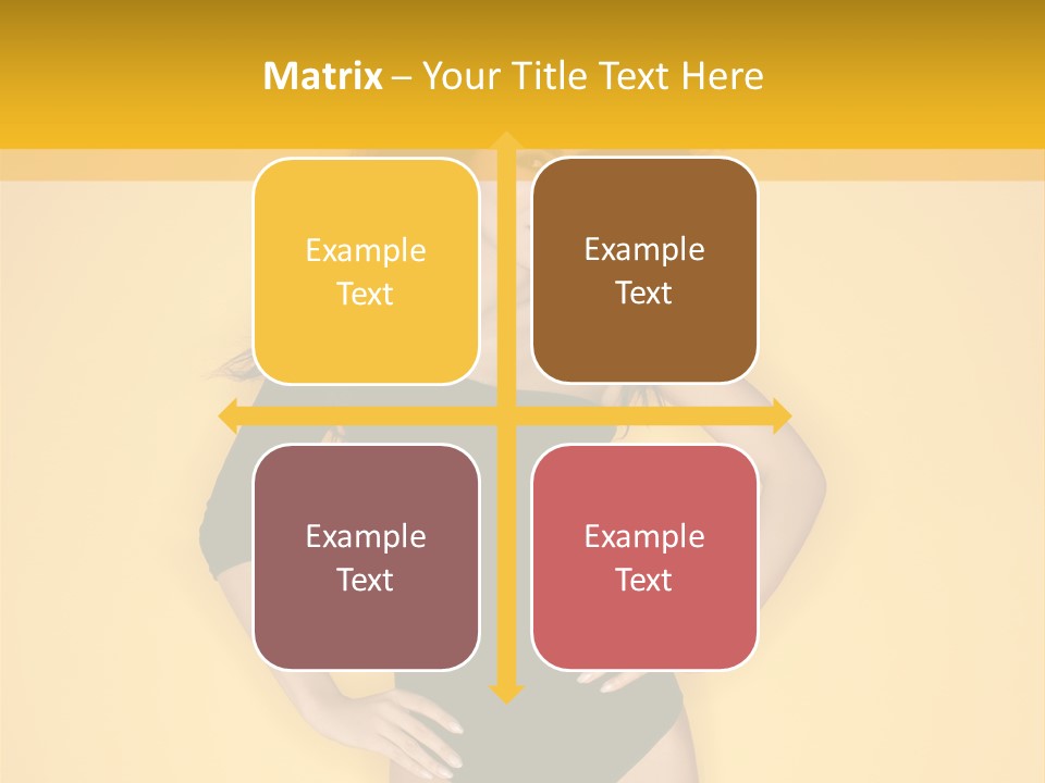 Femininity Woman Background PowerPoint Template