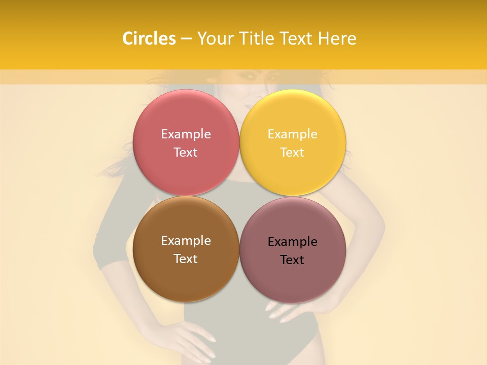 Femininity Woman Background PowerPoint Template