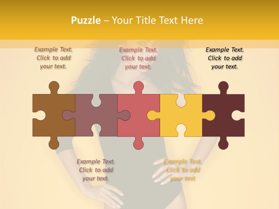 Femininity Woman Background PowerPoint Template