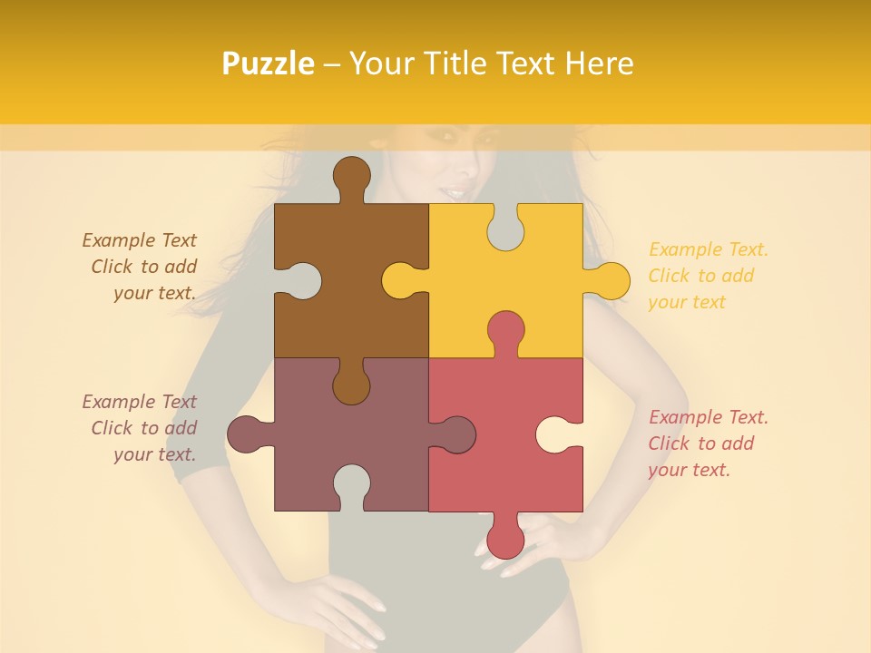 Femininity Woman Background PowerPoint Template