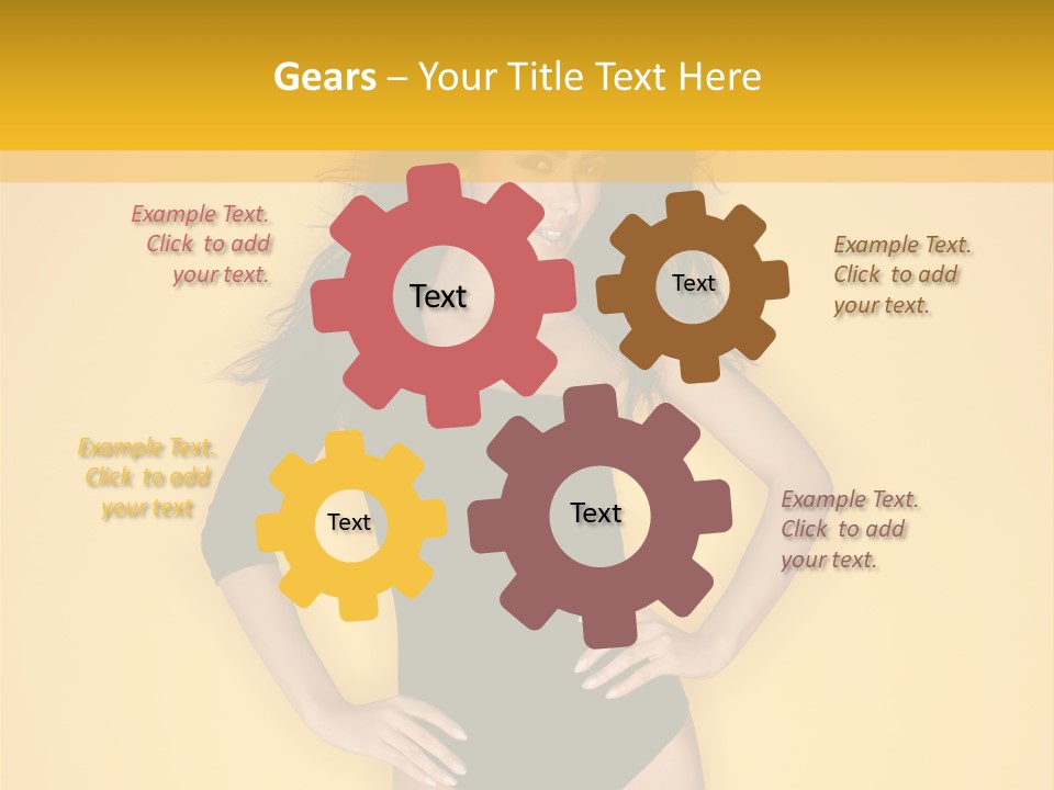 Femininity Woman Background PowerPoint Template