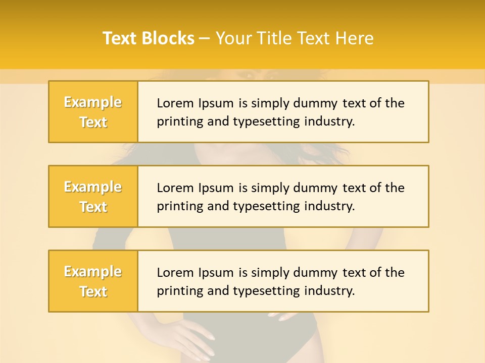 Femininity Woman Background PowerPoint Template