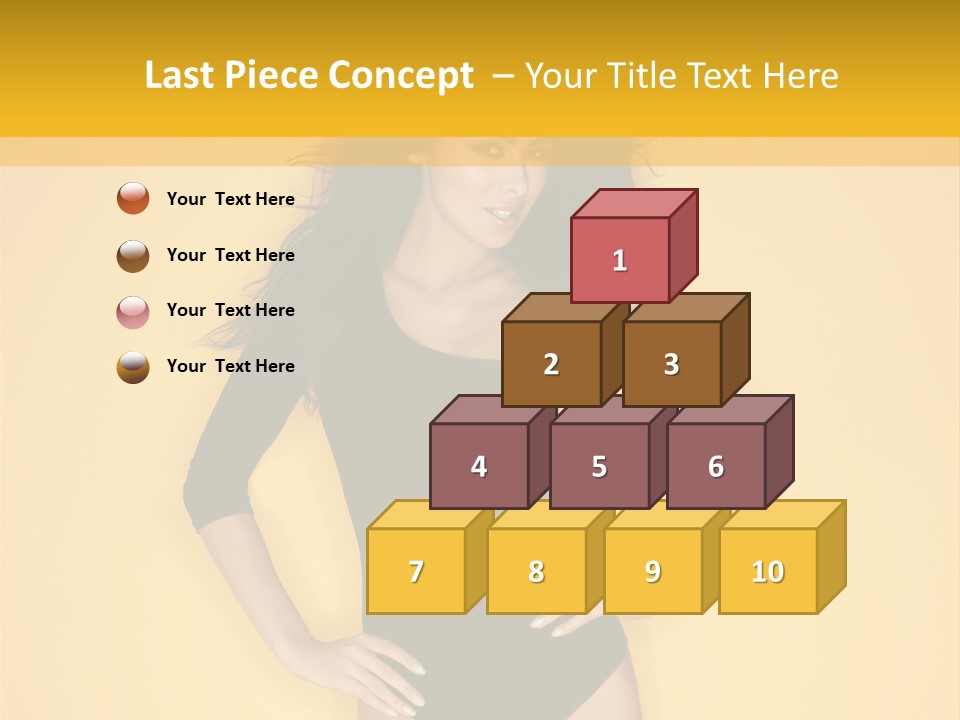 Femininity Woman Background PowerPoint Template