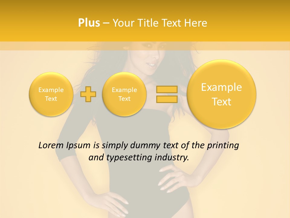 Femininity Woman Background PowerPoint Template