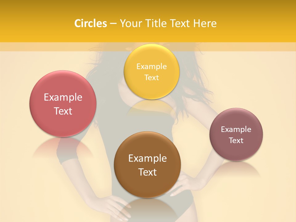 Femininity Woman Background PowerPoint Template