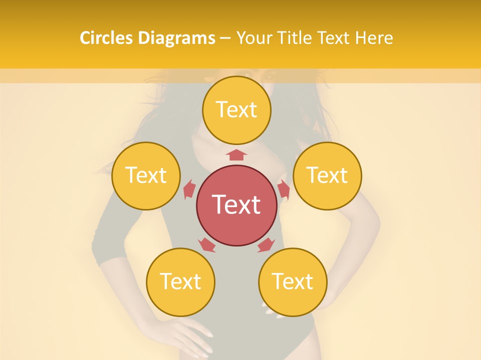 Femininity Woman Background PowerPoint Template