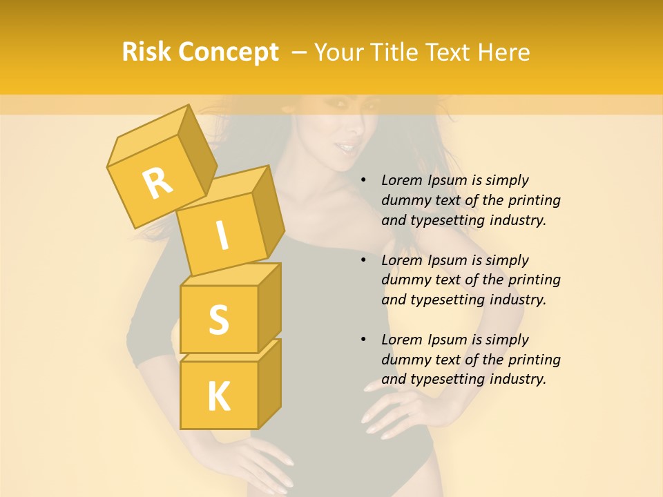 Femininity Woman Background PowerPoint Template