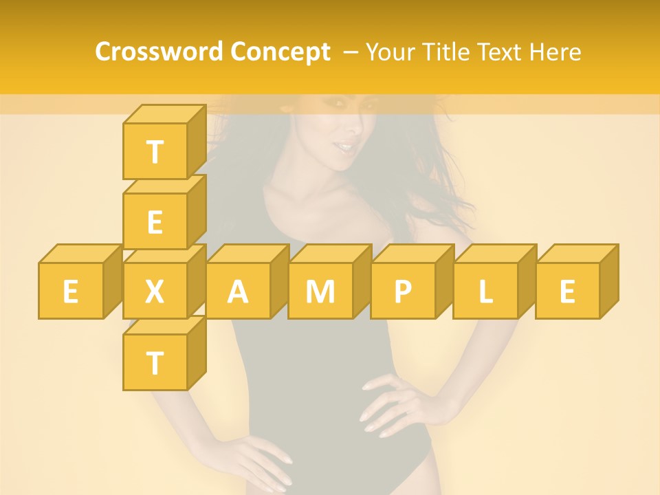 Femininity Woman Background PowerPoint Template