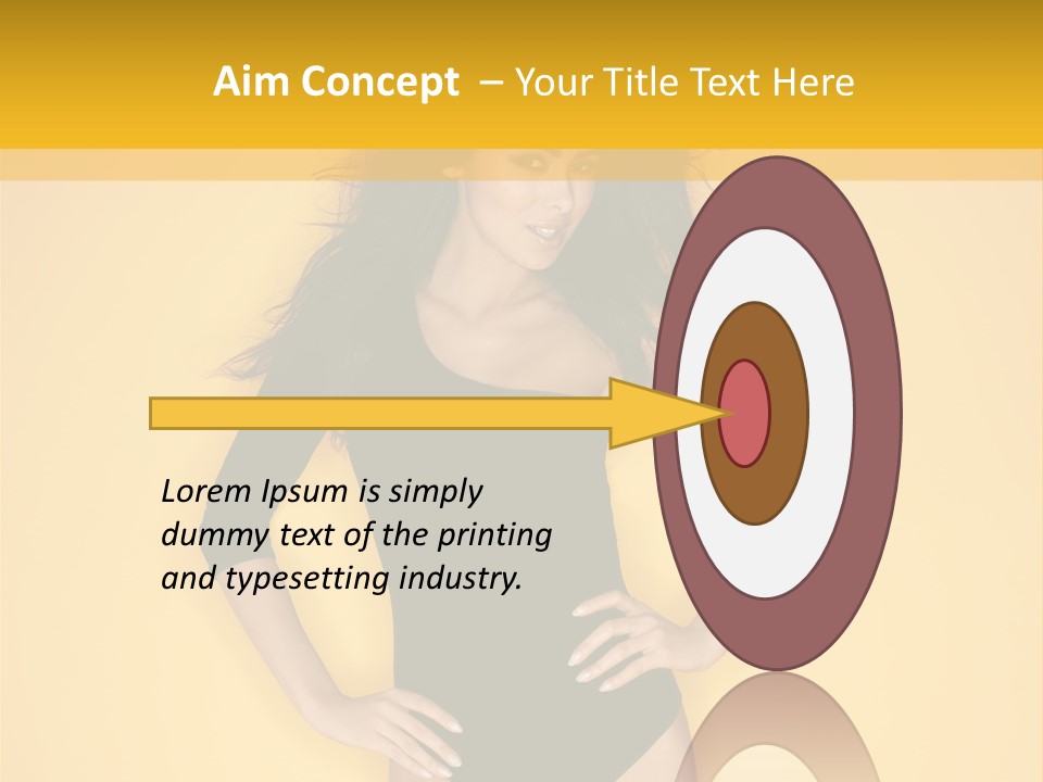 Femininity Woman Background PowerPoint Template