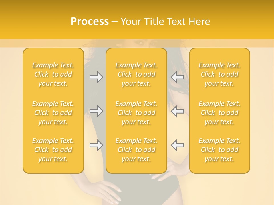 Femininity Woman Background PowerPoint Template