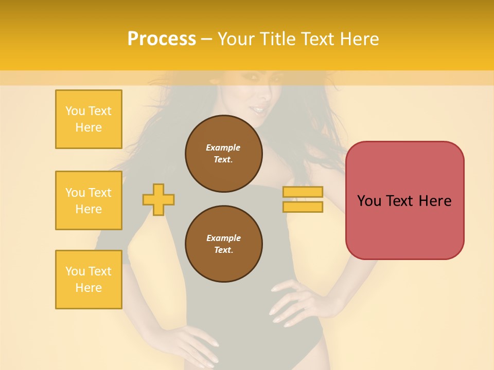 Femininity Woman Background PowerPoint Template