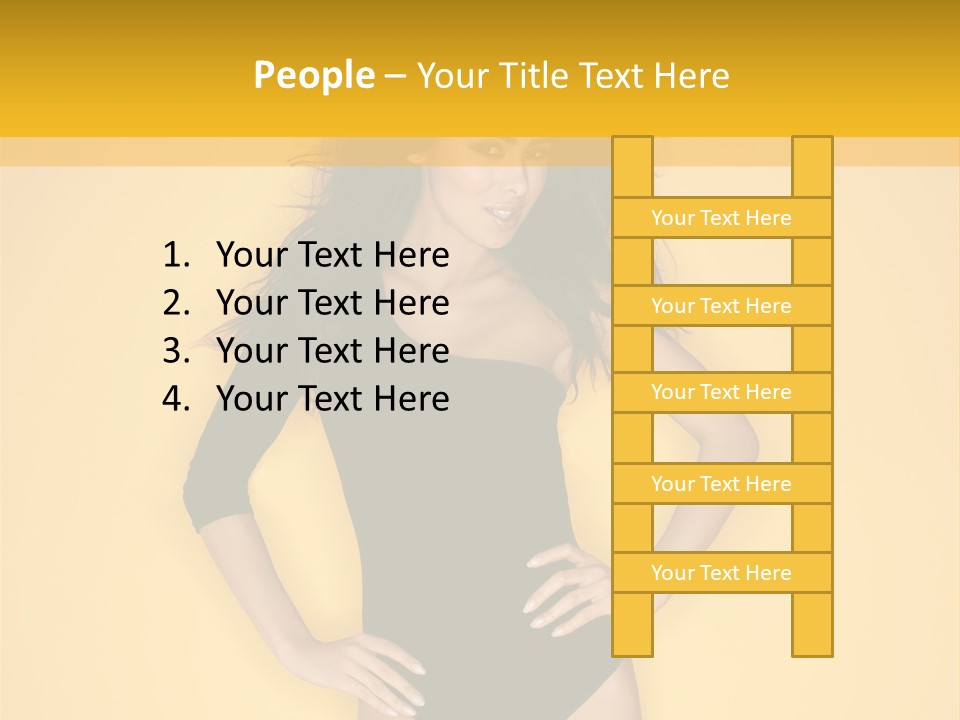 Femininity Woman Background PowerPoint Template