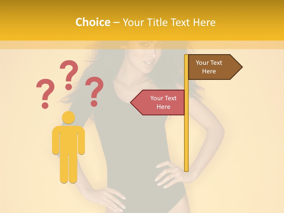 Femininity Woman Background PowerPoint Template