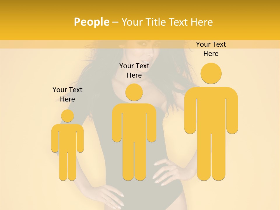 Femininity Woman Background PowerPoint Template