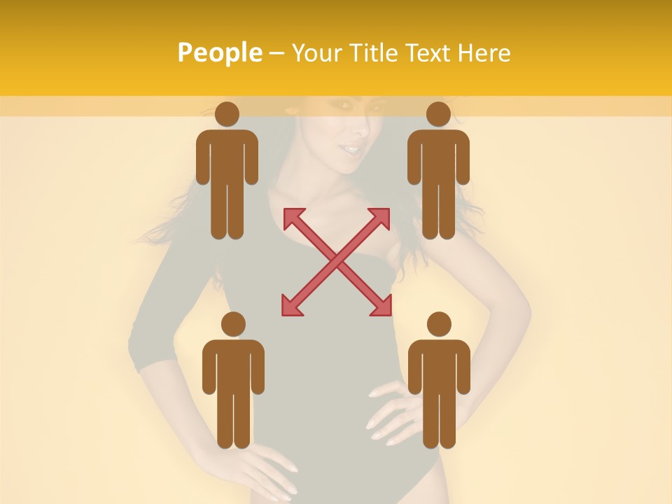 Femininity Woman Background PowerPoint Template