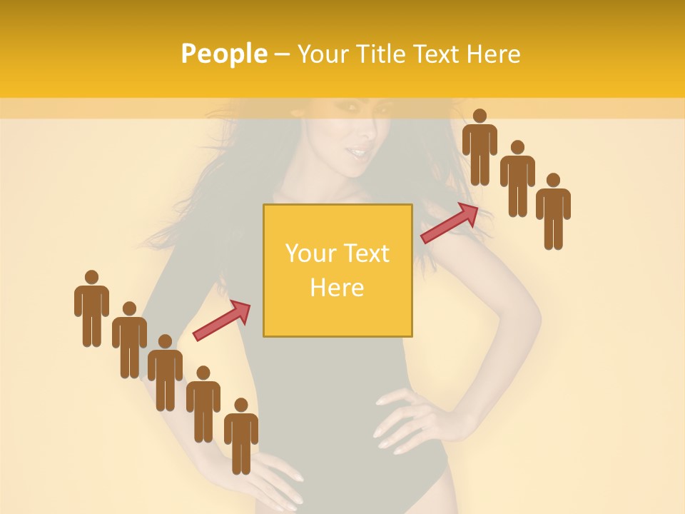 Femininity Woman Background PowerPoint Template