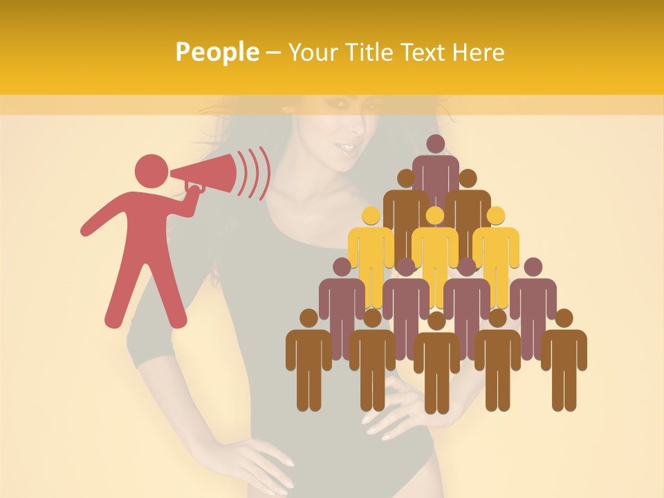 Femininity Woman Background PowerPoint Template