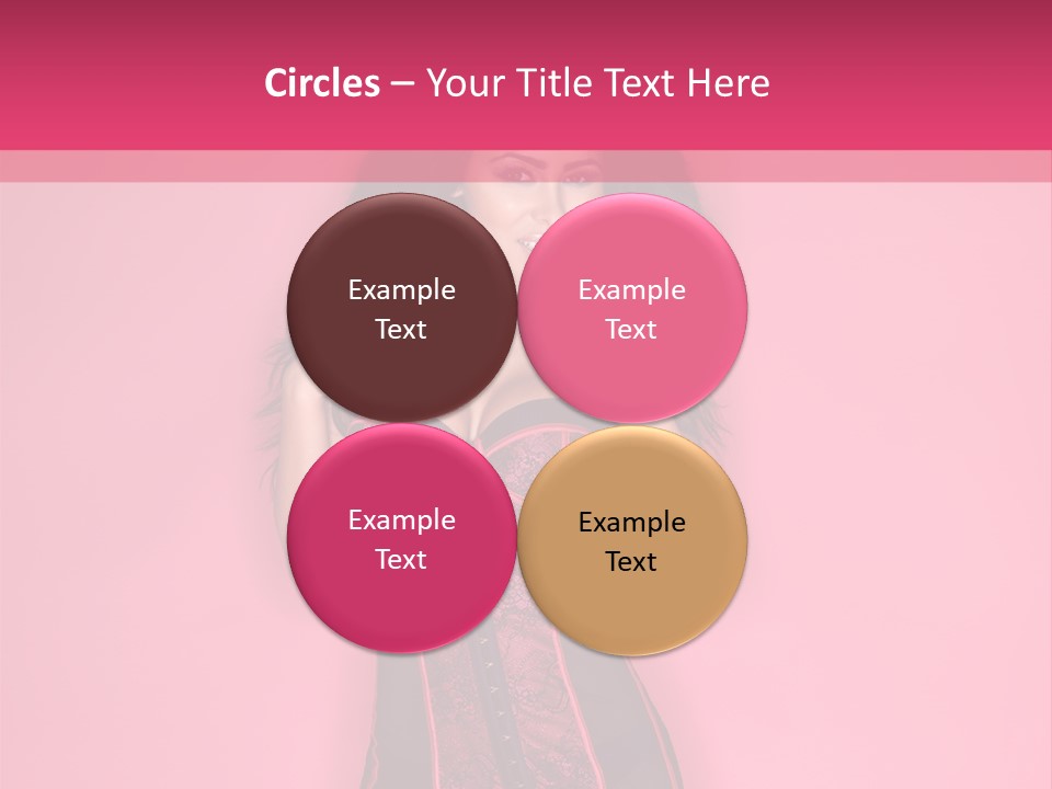 Underwear Figure Caucasian PowerPoint Template