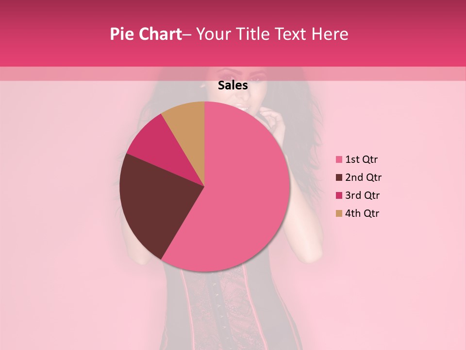 Underwear Figure Caucasian PowerPoint Template