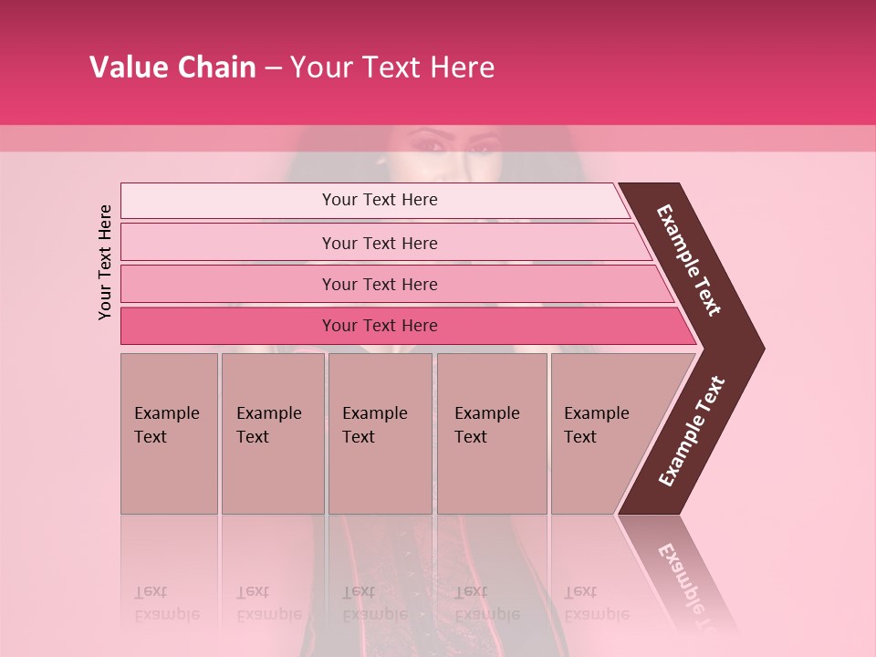 Underwear Figure Caucasian PowerPoint Template