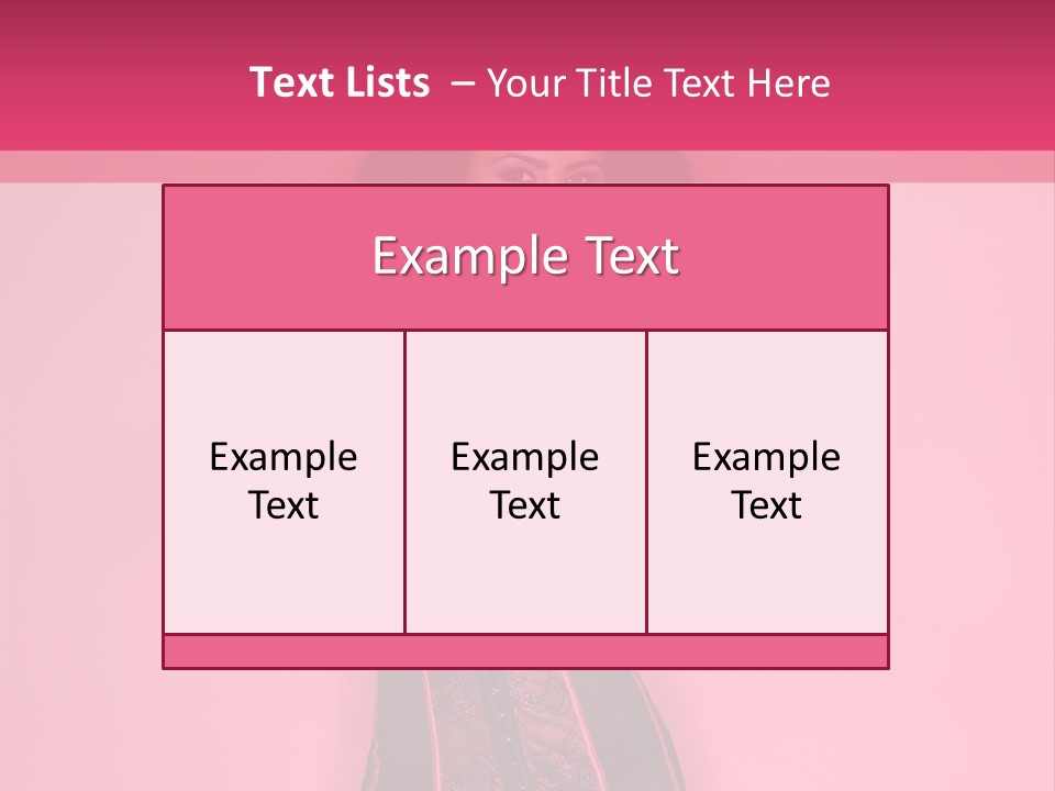 Underwear Figure Caucasian PowerPoint Template