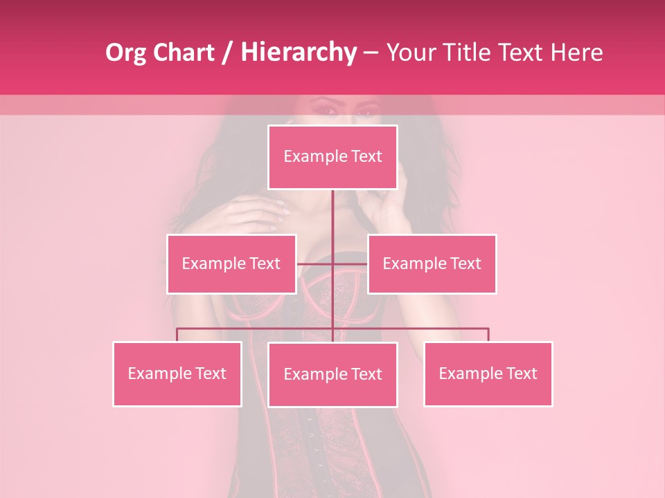 Underwear Figure Caucasian PowerPoint Template