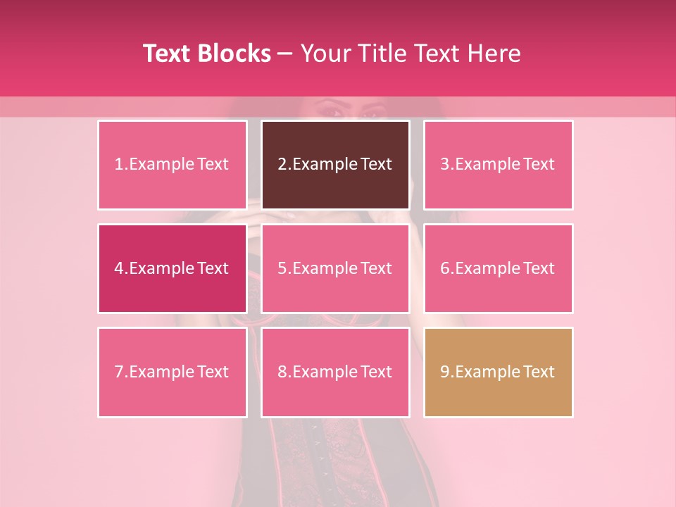 Underwear Figure Caucasian PowerPoint Template