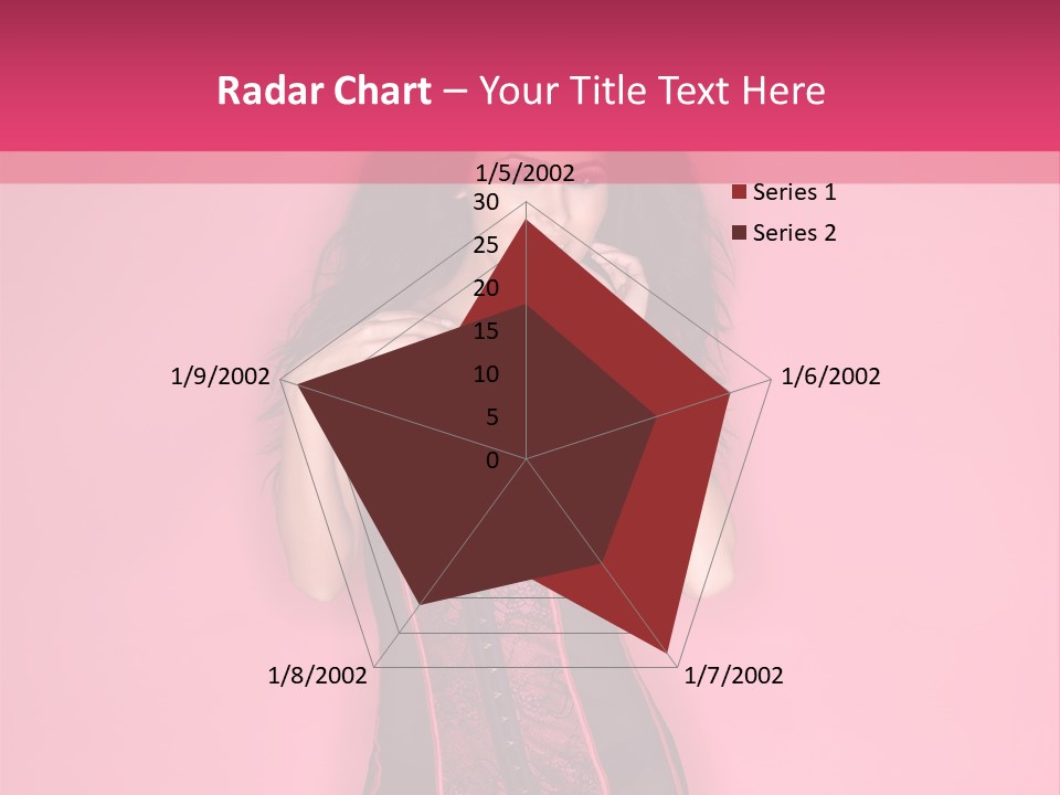 Underwear Figure Caucasian PowerPoint Template