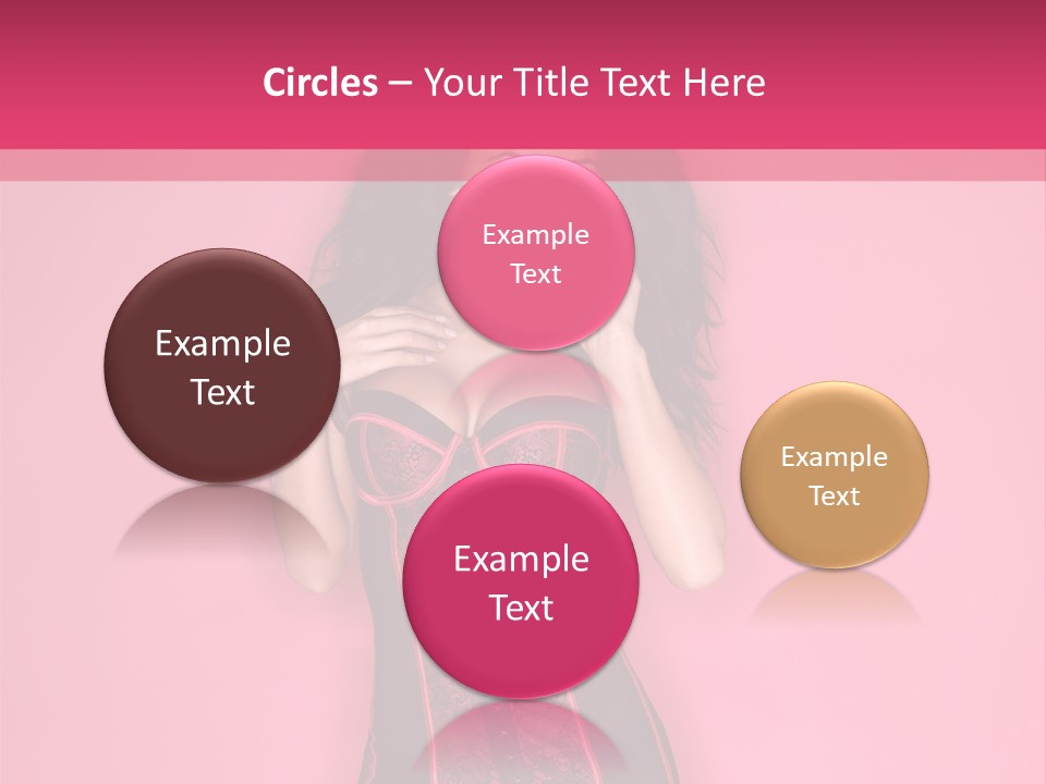 Underwear Figure Caucasian PowerPoint Template