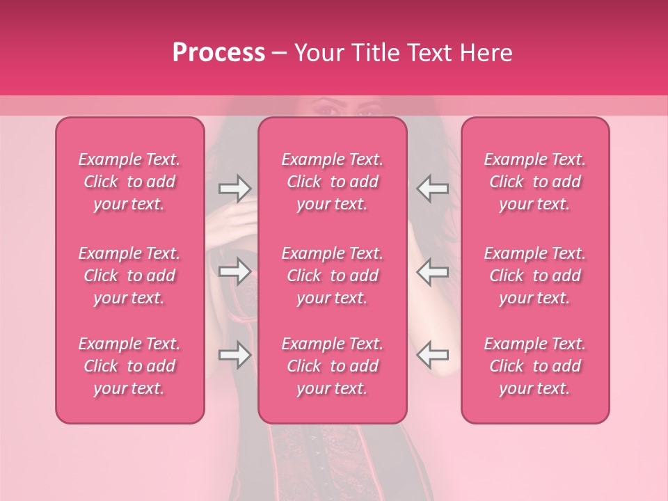 Underwear Figure Caucasian PowerPoint Template