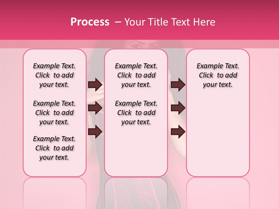 Underwear Figure Caucasian PowerPoint Template