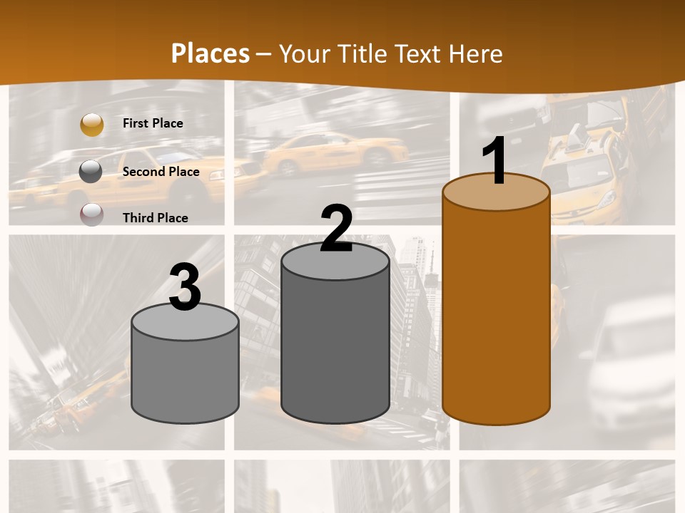 Manhattan Unis Symbole PowerPoint Template