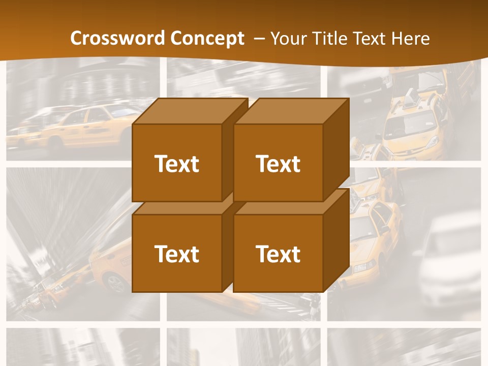 Manhattan Unis Symbole PowerPoint Template