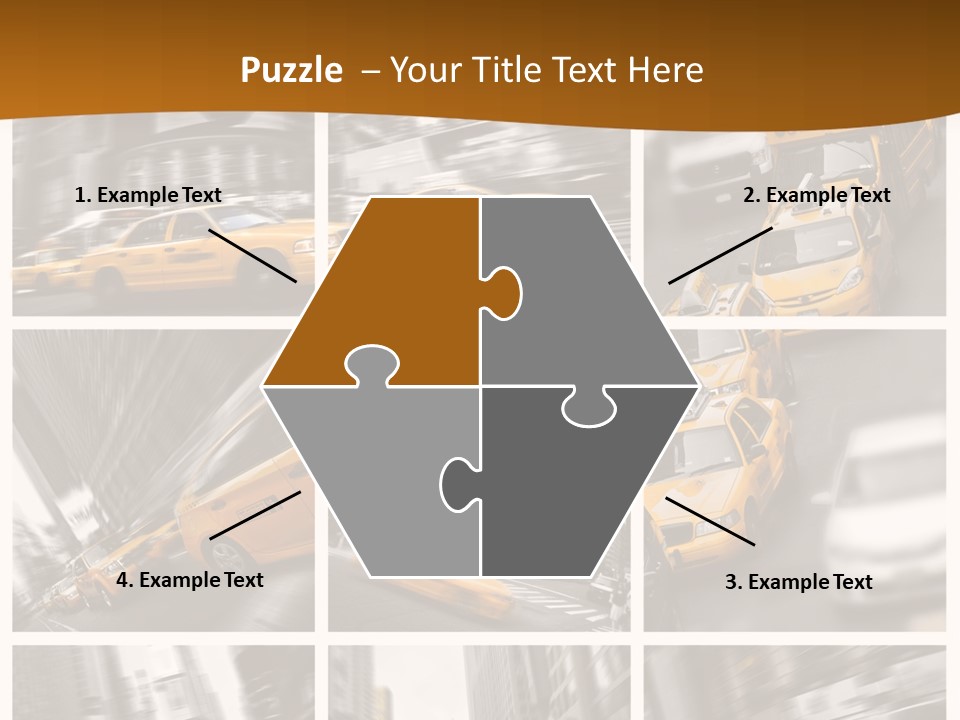 Manhattan Unis Symbole PowerPoint Template