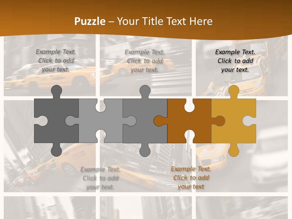 Manhattan Unis Symbole PowerPoint Template