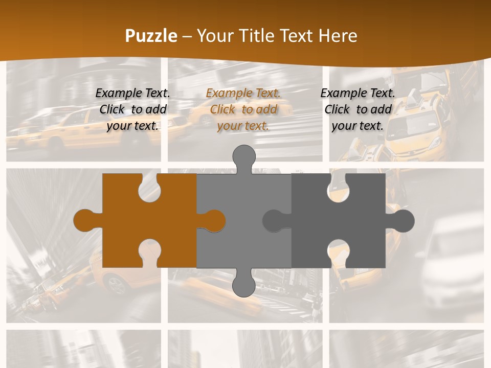 Manhattan Unis Symbole PowerPoint Template