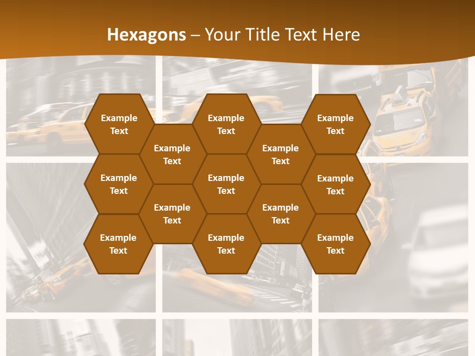 Manhattan Unis Symbole PowerPoint Template