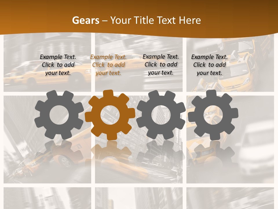 Manhattan Unis Symbole PowerPoint Template