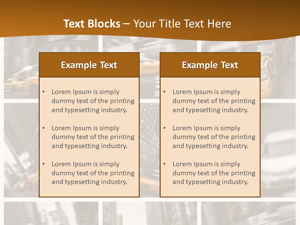 Manhattan Unis Symbole PowerPoint Template