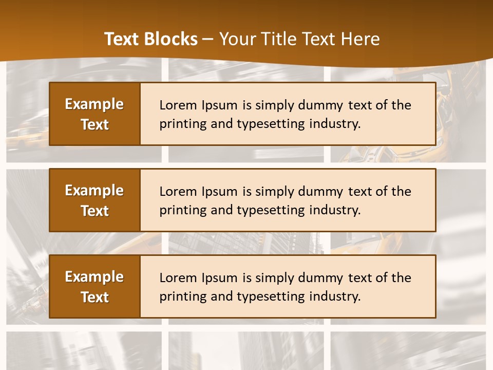 Manhattan Unis Symbole PowerPoint Template