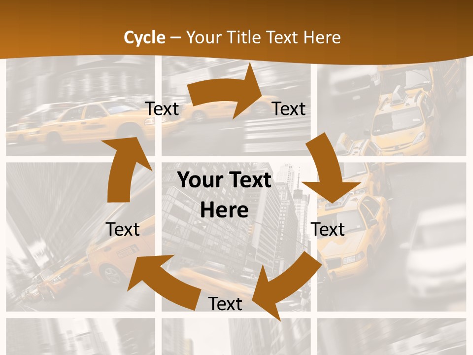 Manhattan Unis Symbole PowerPoint Template