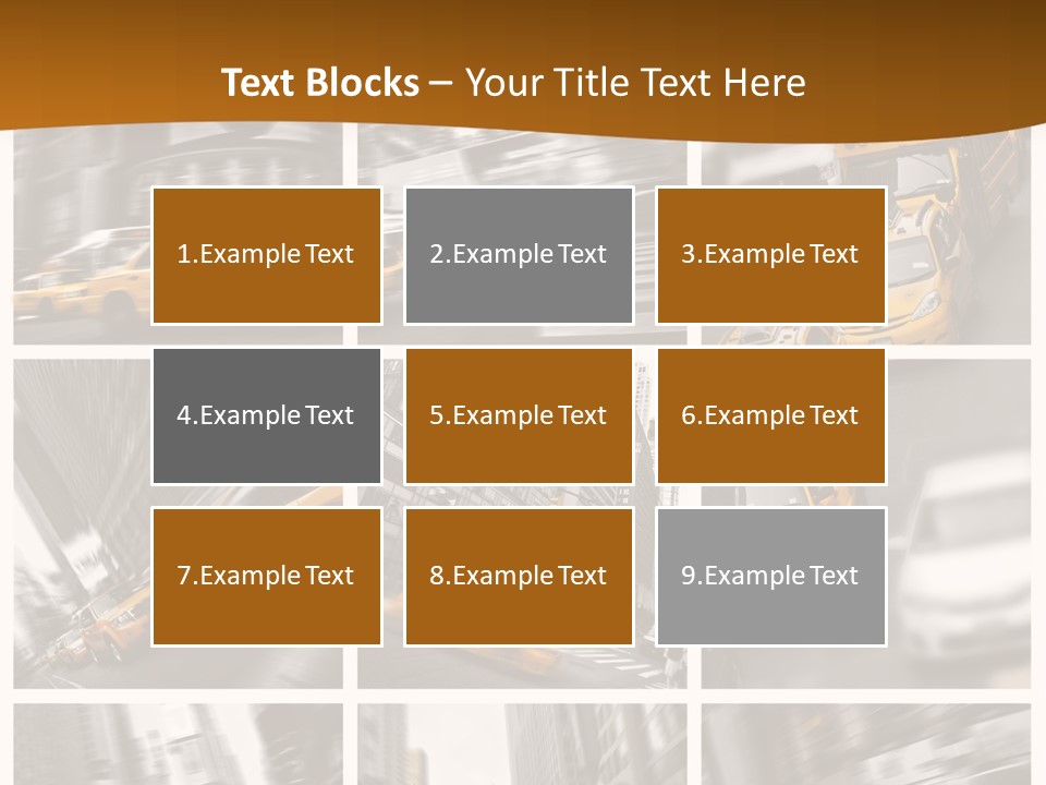 Manhattan Unis Symbole PowerPoint Template