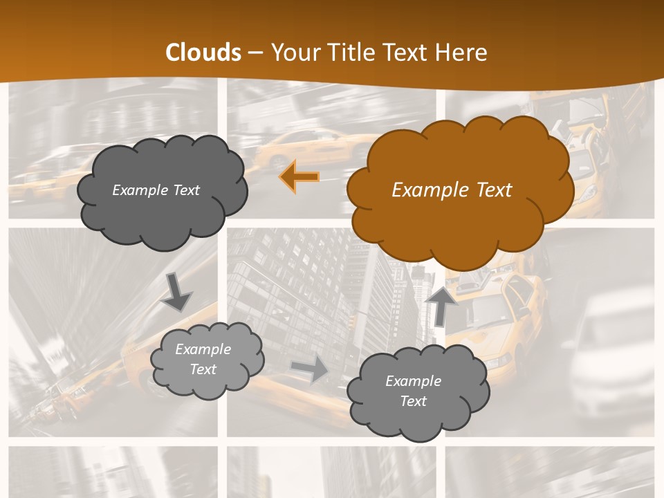 Manhattan Unis Symbole PowerPoint Template