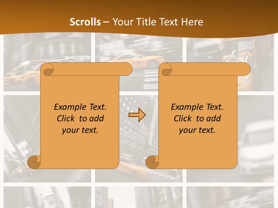 Manhattan Unis Symbole PowerPoint Template