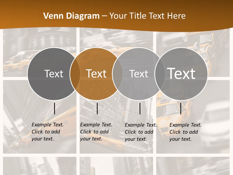 Manhattan Unis Symbole PowerPoint Template