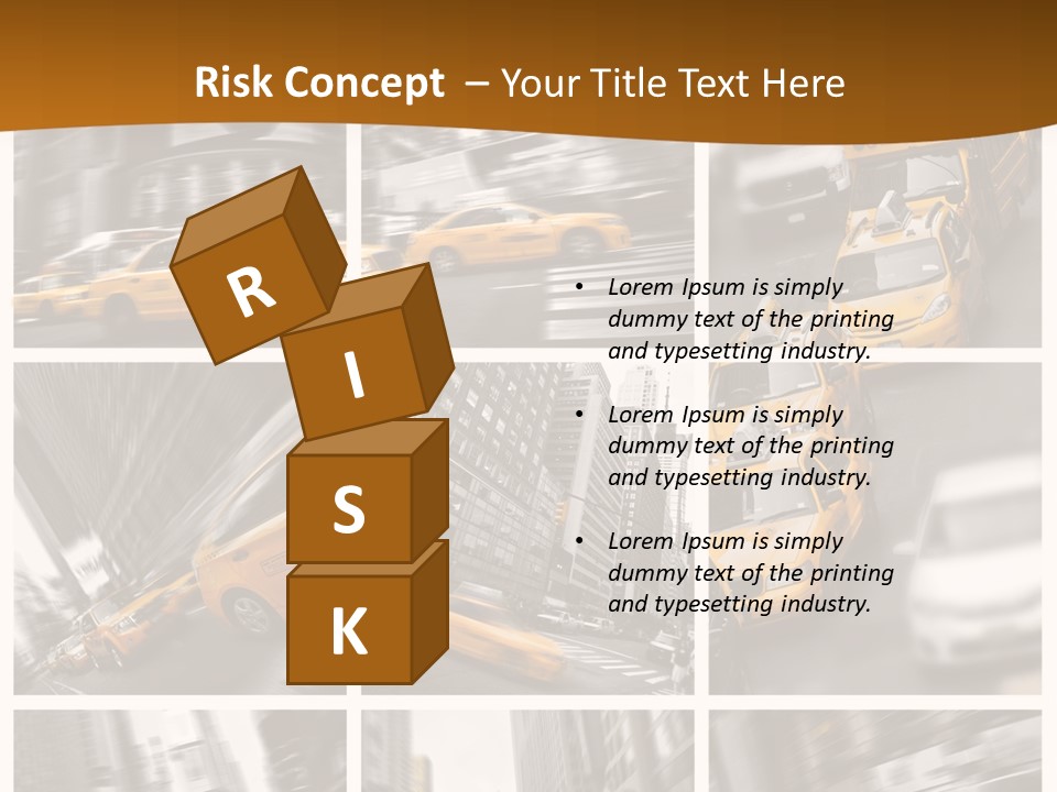 Manhattan Unis Symbole PowerPoint Template